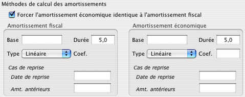 logiciel cogilog immobilisations: l'amortissement